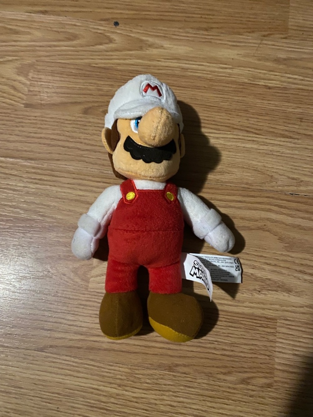 Nintendo Super Mario Plush - White Hat, Red Overalls